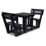Picnic Table & Bench 2 Seater with Backrest