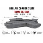 Bellah Corner Couch - Image 13