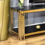 Royal Crest Gold TV Stand - Image 5