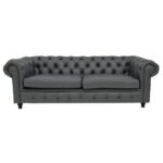 Chesterfield 3 Seater Couch - Image 4