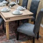 Rustic Dining Table Old Oak - Image 5