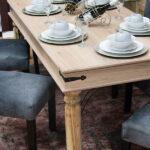 Rustic Dining Table Old Oak - Image 2