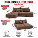 Bella Corner Sleeper Couch - Image 6