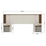 Bourbon Headboard & Pedestals - Image 5