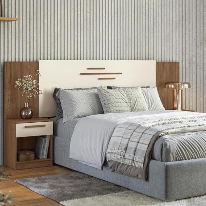 Loanda Headboard & Pedestals - Loanda Headboard & Pedestals - Image 1