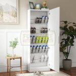 Full Mirror Shoe Cabinet - Image 2