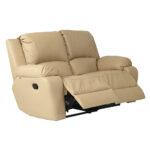 Lyla 2 Seater Recliner - Leather Uppers - Image 4