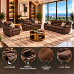Kingston Recliner Lounge Suite - Image 6